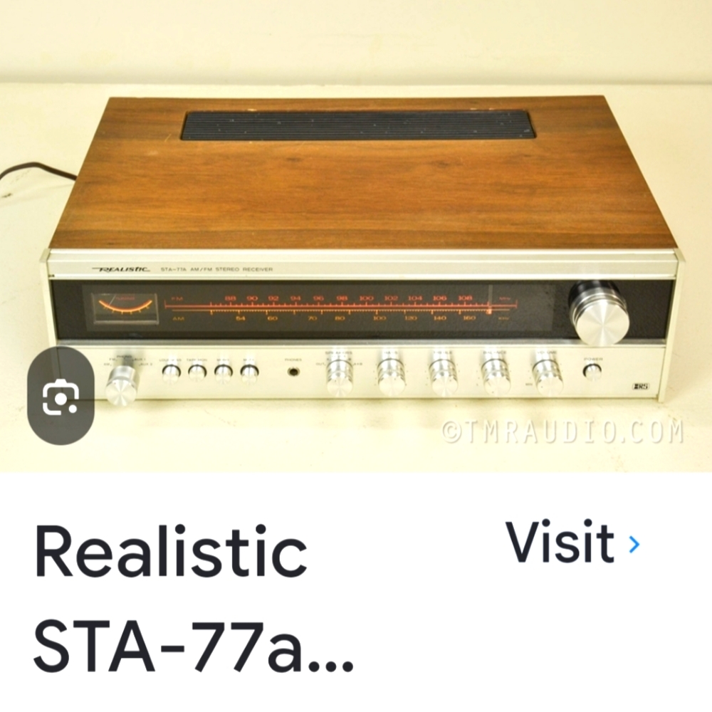 Realistic model st 77 silver face w wood grain